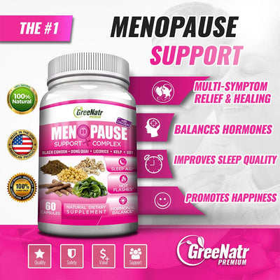 Herbal Menopause Support + Ginseng & Ginkgo Biloba